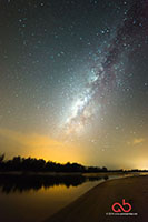 Milky way in Merang, Terengganu taken with Nikon D800E and Samyang 14mm f/2.8